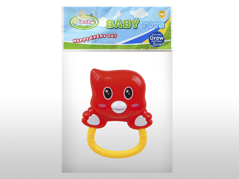 Soft Plastic chicken Baby Rattle