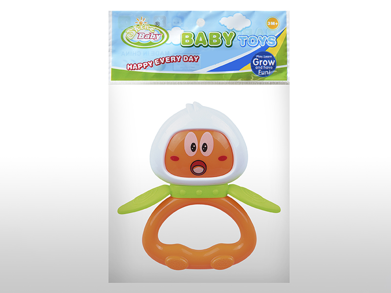 Soft Plastic Penguin Baby Rattle