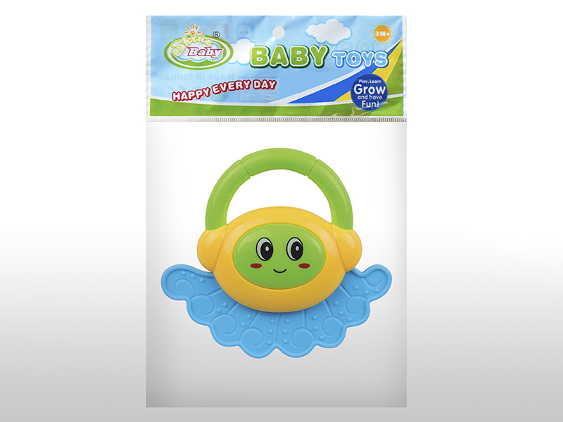 Soft Plastic Octopus Baby Rattle