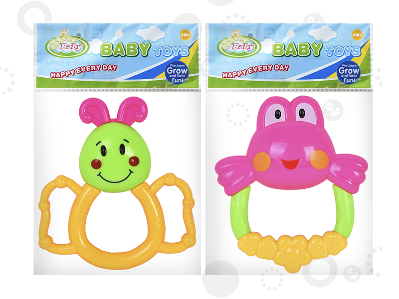 Frog/Bee Baby Rattle