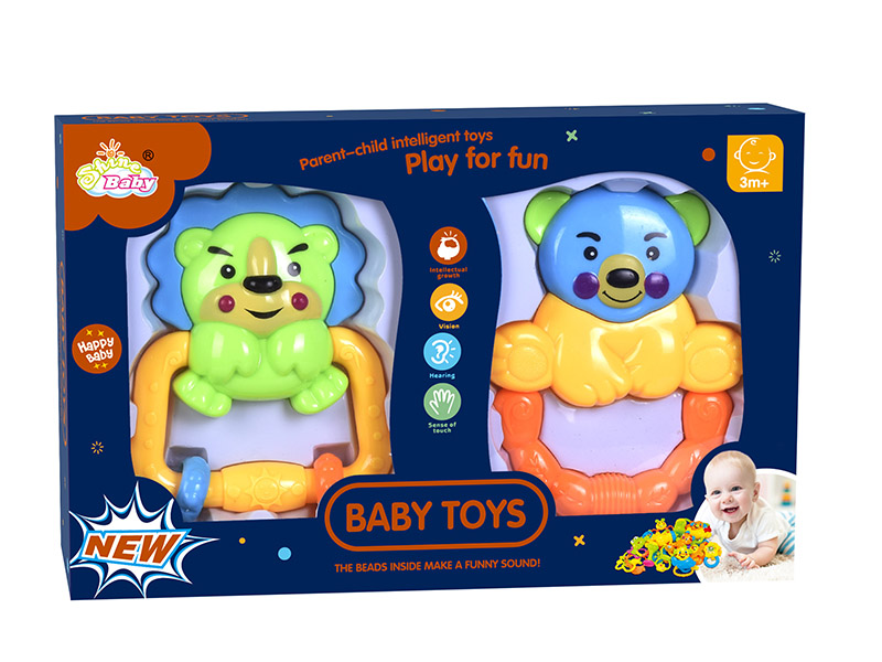 Lion /Bear Baby Rattle