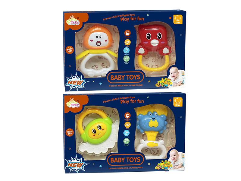 Soft Plastic Baby Rattle