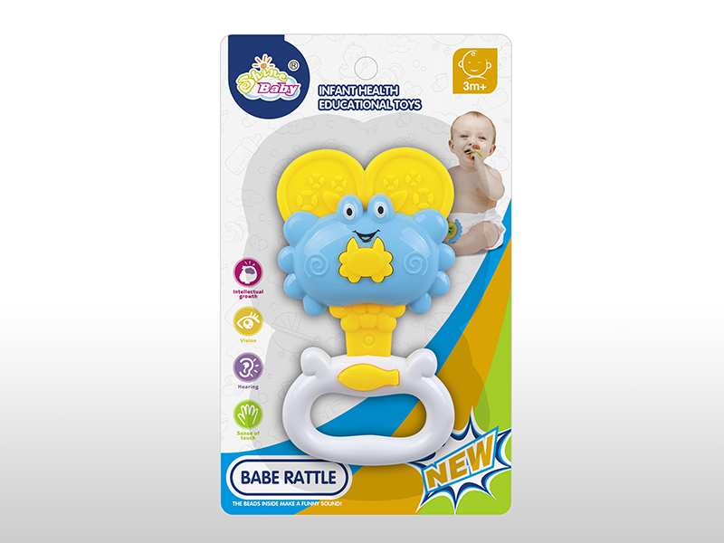 Soft Plastic Crab Baby Rattle