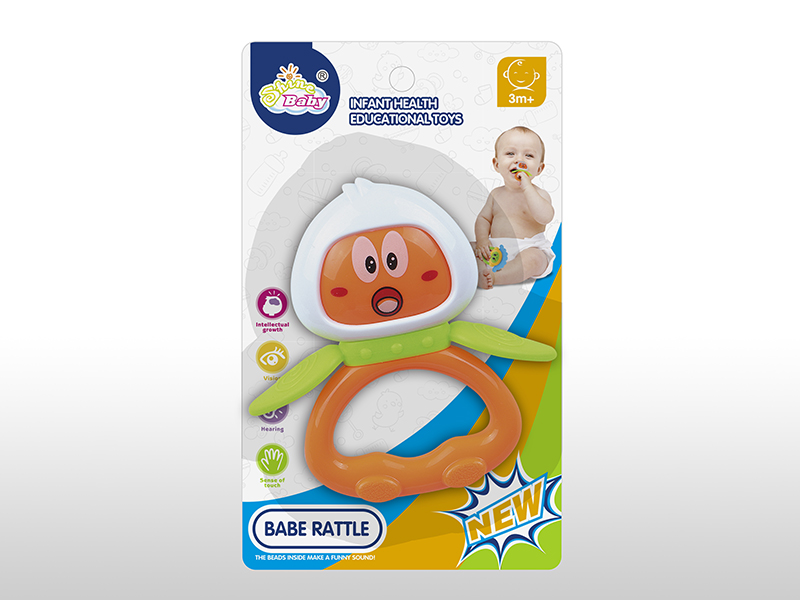Soft Plastic Penguin Baby Rattle