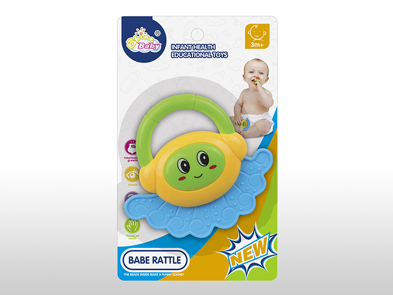Soft Plastic Octopus Baby Rattle