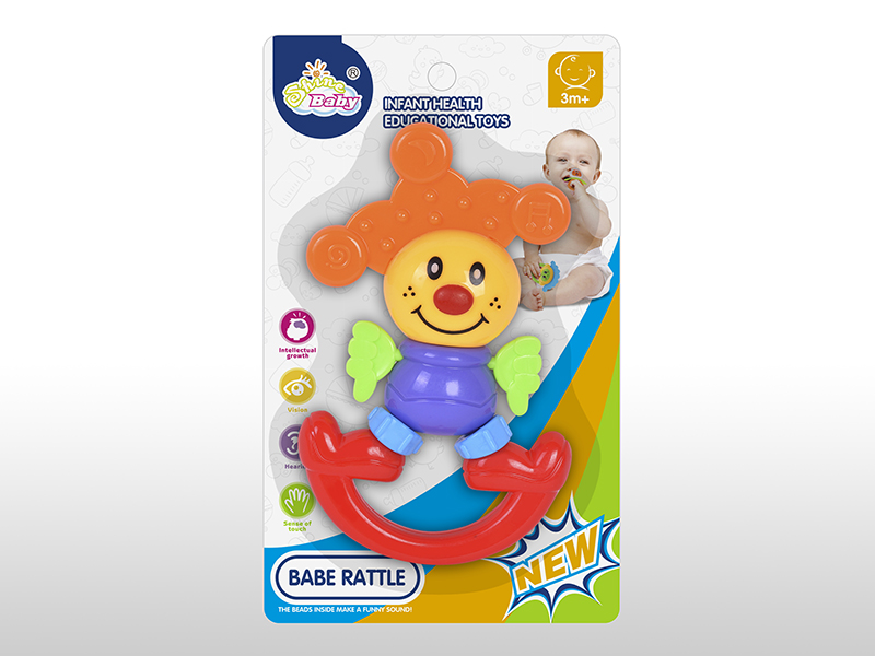 Clown Baby Rattle