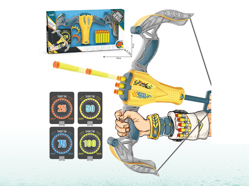 Flame Three Hair Bow (Male)