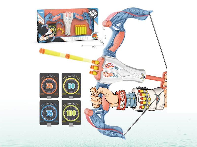 Flame Three Hair Bow (Female)