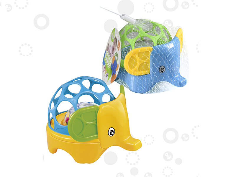 Soft Plastic Cartoon Rattle Elephant