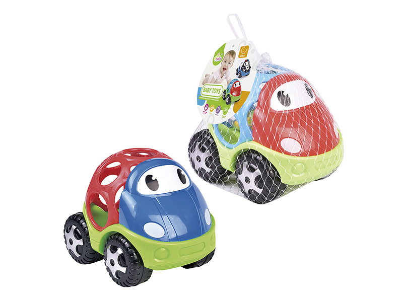 Soft Plastic Cartoon Rattle Car