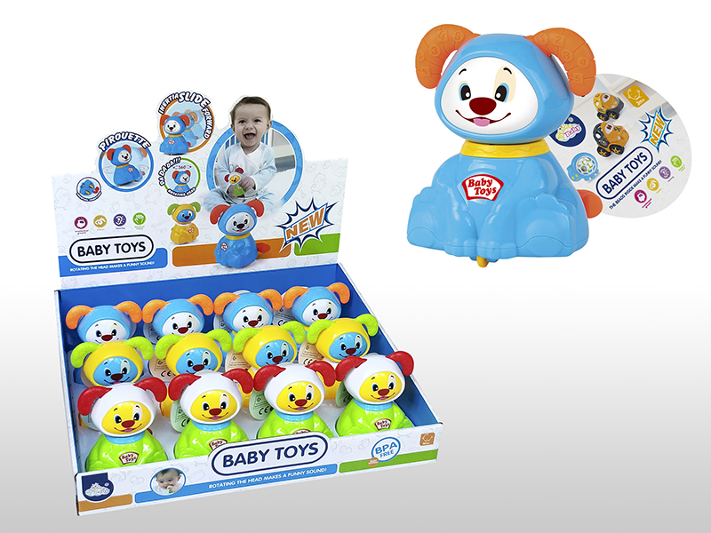 Friction Soft Plastic Puppy 12pcs