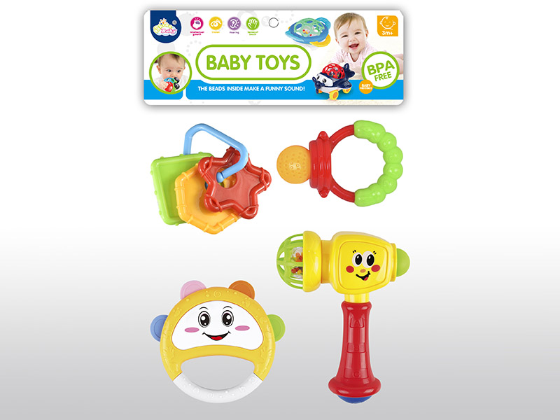 Hammer Baby Rattle Set