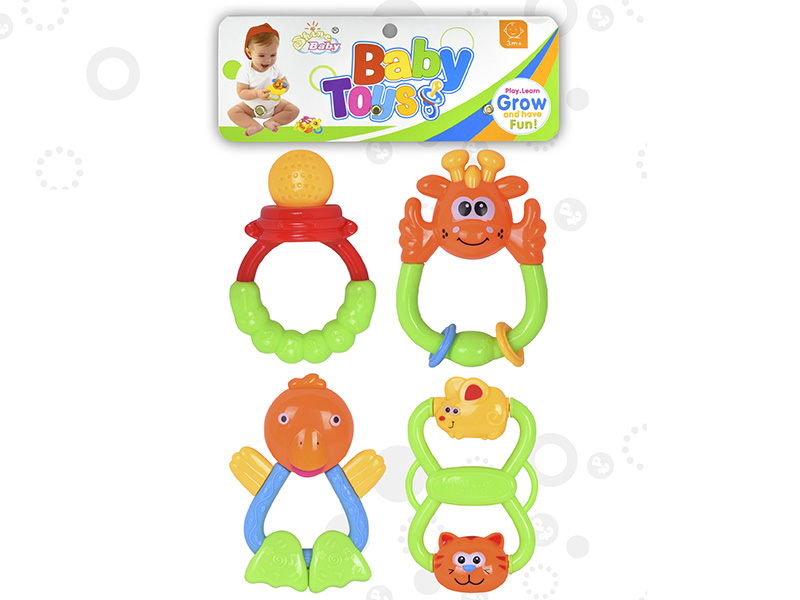 Baby Rattle Set 4pcs
