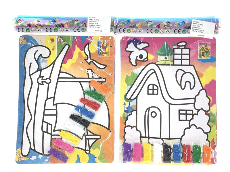 Children Sand Painting