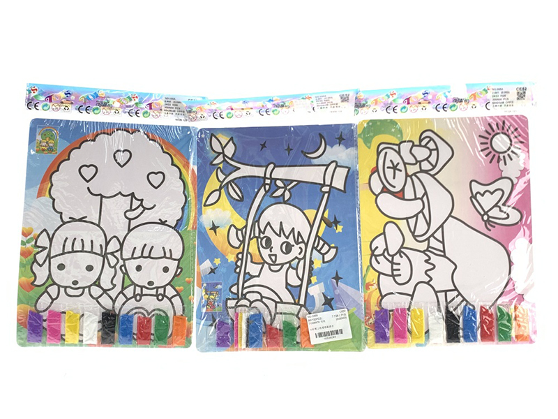 Children Sand Painting