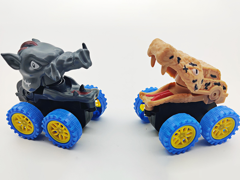 2PCS Animal Toy Car Set