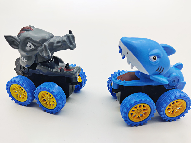 2PCS Animal Toy Car Set