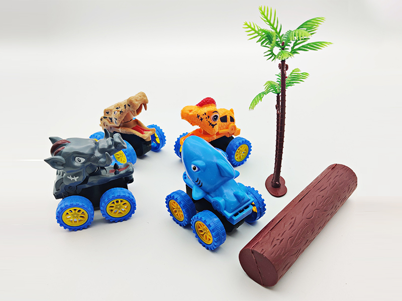 4PCS Animal Toy Car Set