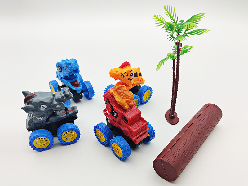 4PCS Animal Toy Car Set
