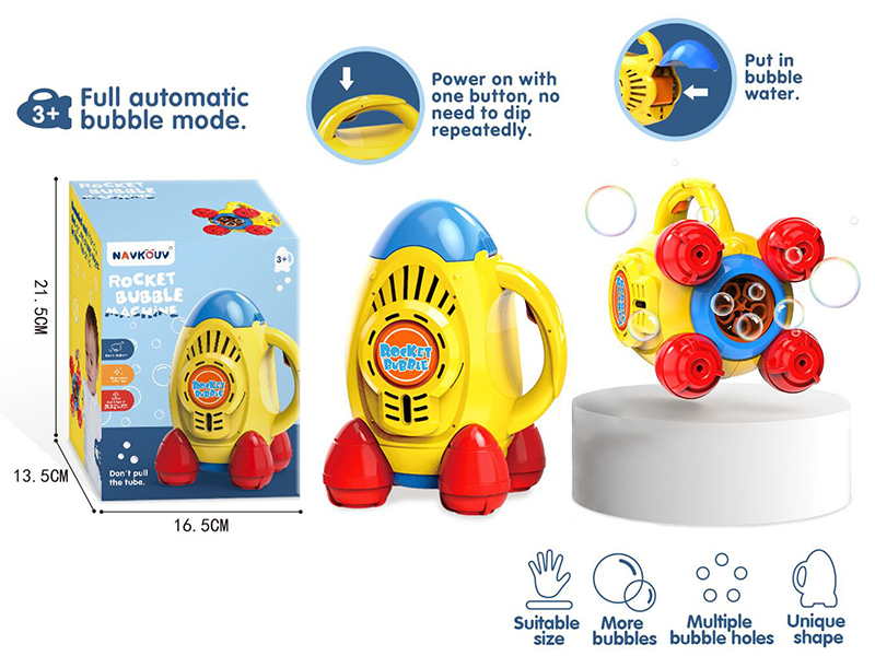 Rocket Bubble Machine