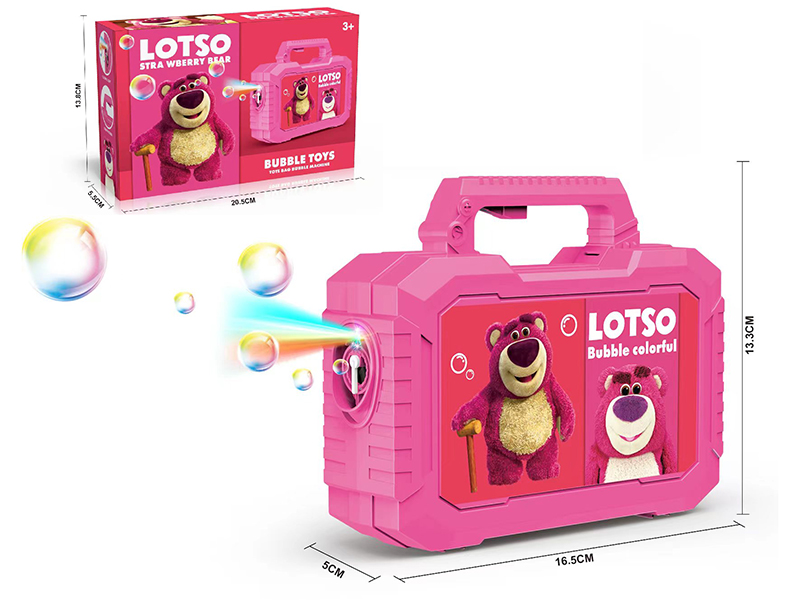 Lotso Strawberry Bear Bubble Machine
