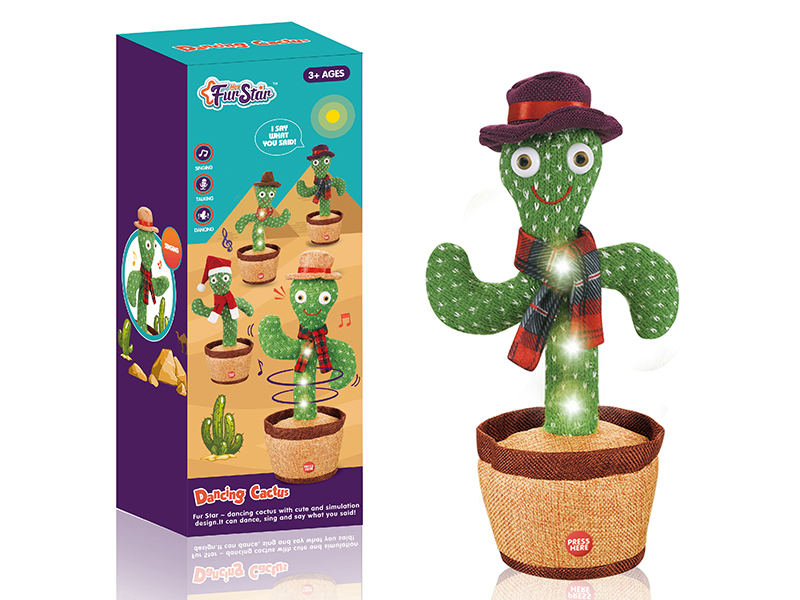 Dancing Cactus (With Colorful Lights)