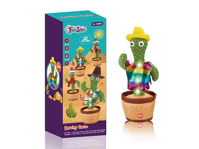 Dancing Cactus (With Colorful Lights)