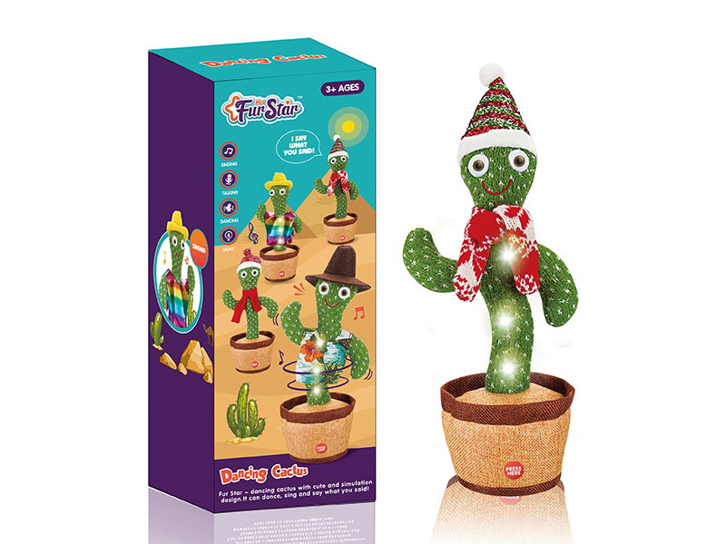 Dancing Cactus (With Colorful Lights)