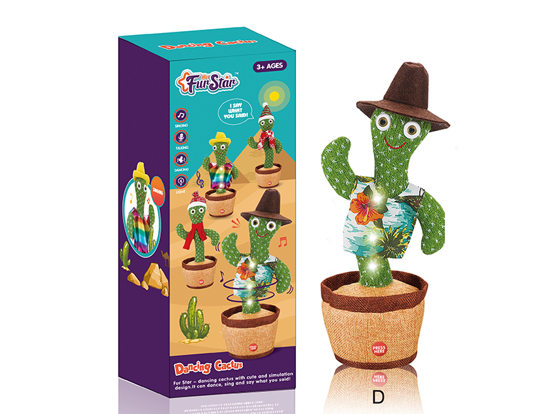 Dancing Cactus (With Colorful Lights)