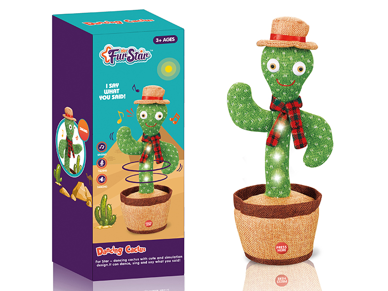 Dancing Cactus (With Colorful Lights)