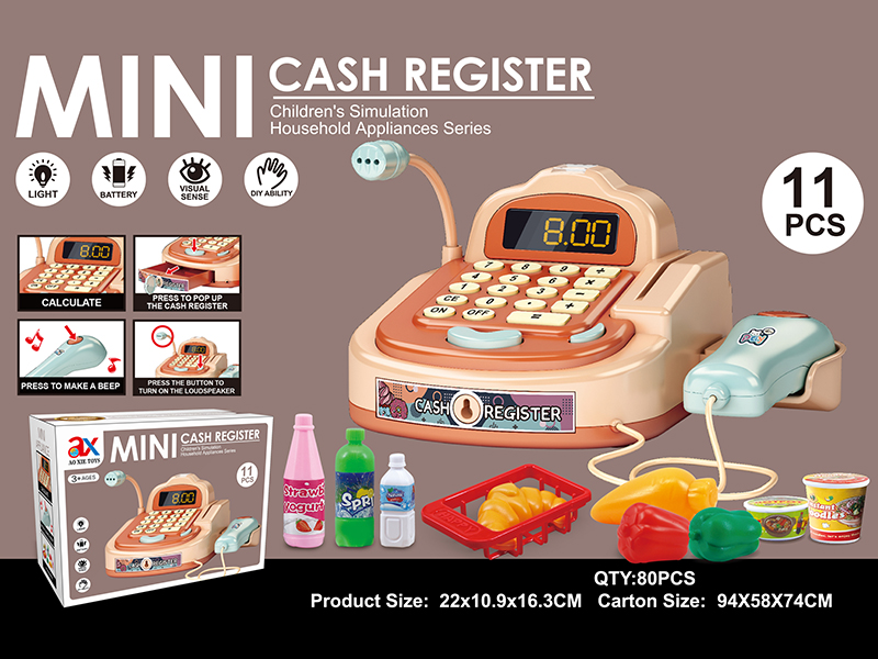 Cash Register With Light 11pcs