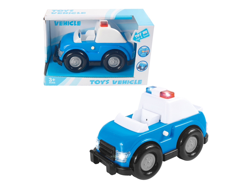 Slide Police Car With Lights And Music