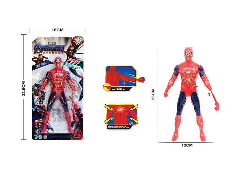 Red Spider Man With Light And Voice