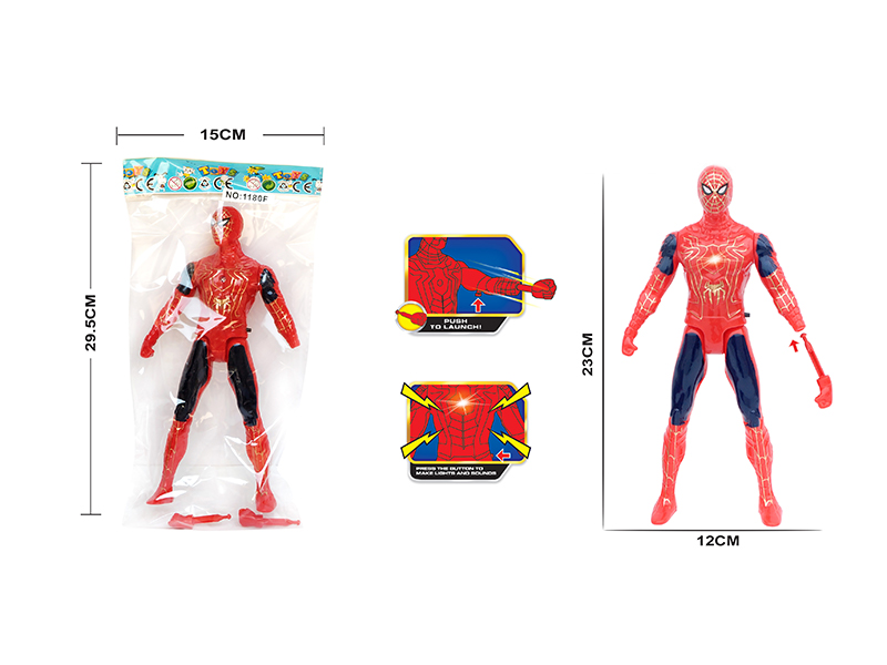 Red Spider Man With Light And Voice