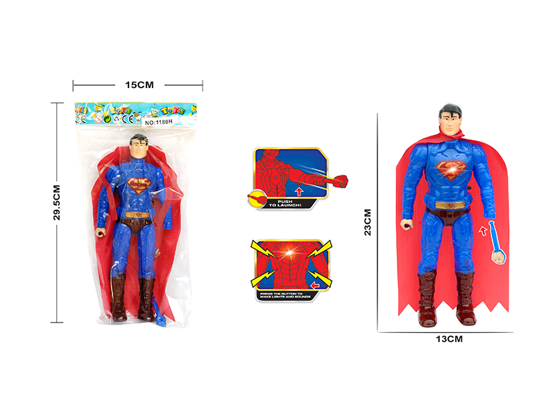 American Superman With Light And Voice