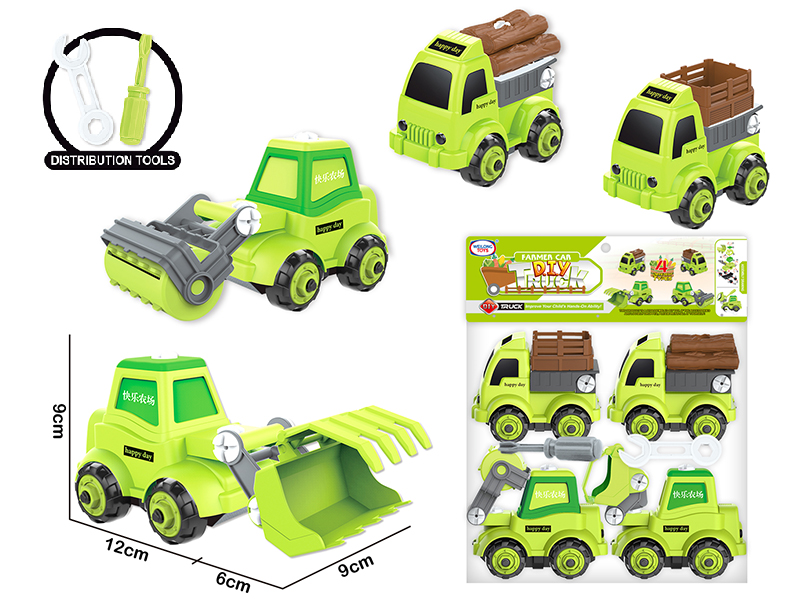 DIY Assembly Slide Farm Tractor