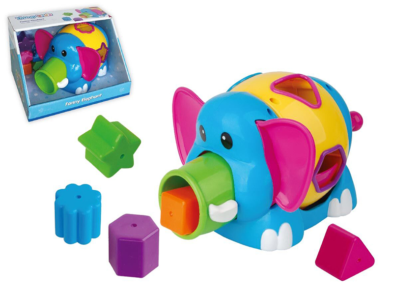 Funny Elephant Shape Matching Block