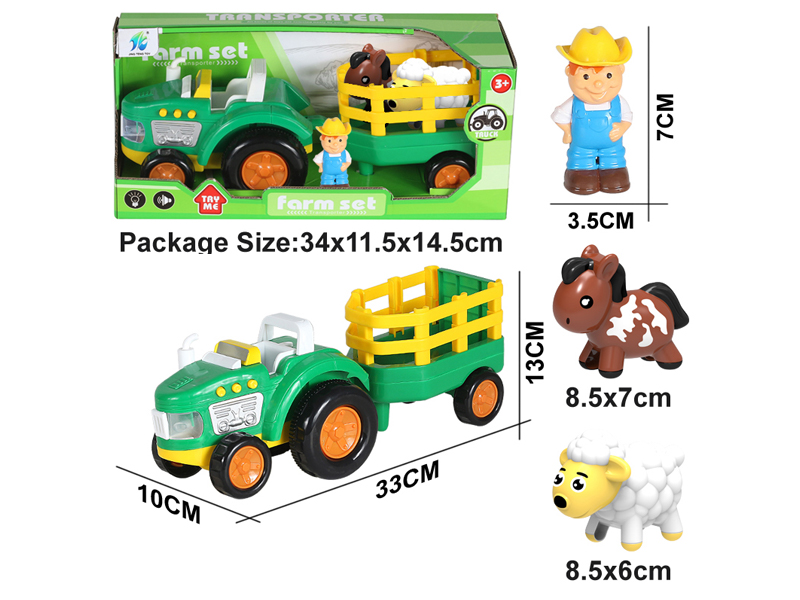 Slide Farmer Trailer Set