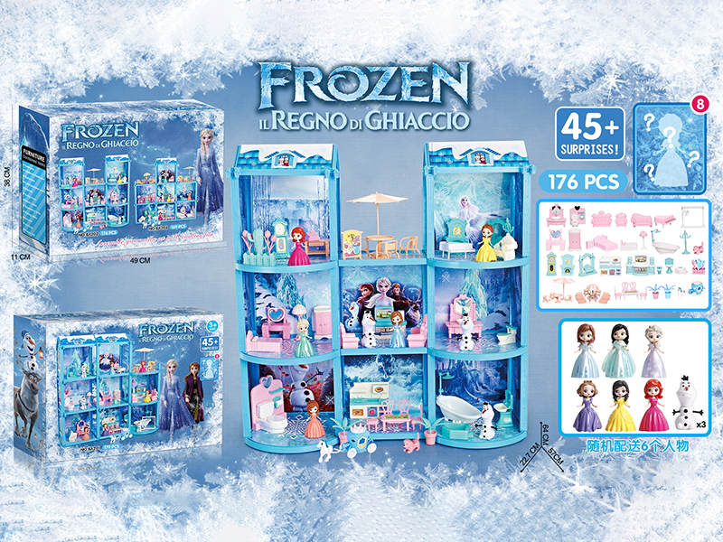 DIY Frozen Villa Set 176PCS