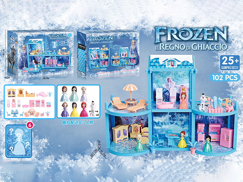 DIY Frozen Villa Set  102pcs