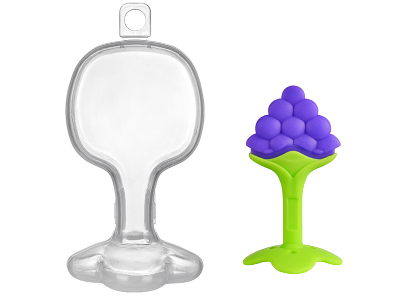 Silicone Baby Teether (Grape)