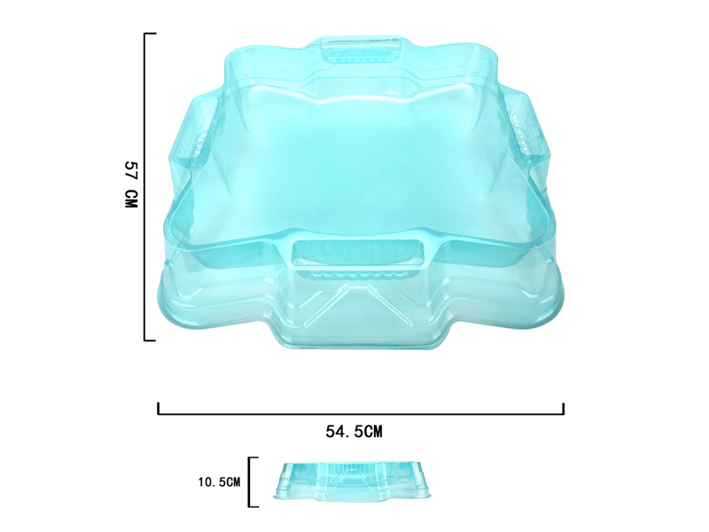 Quadrilateral Blue Disc Toy