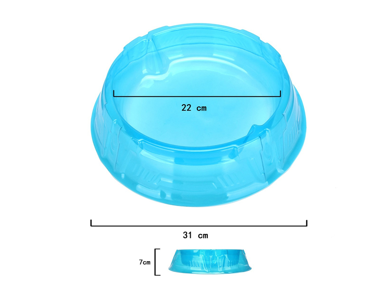 Small Transparent Blue Disk Toy
