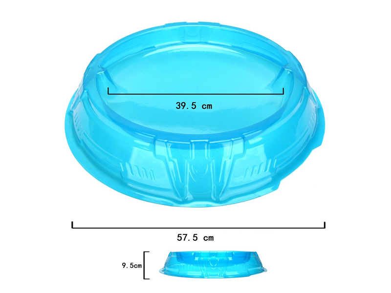 Large Transparent Blue Disk Toy