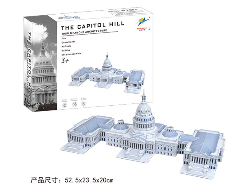 United States Congress 3D Puzzle 132PCS