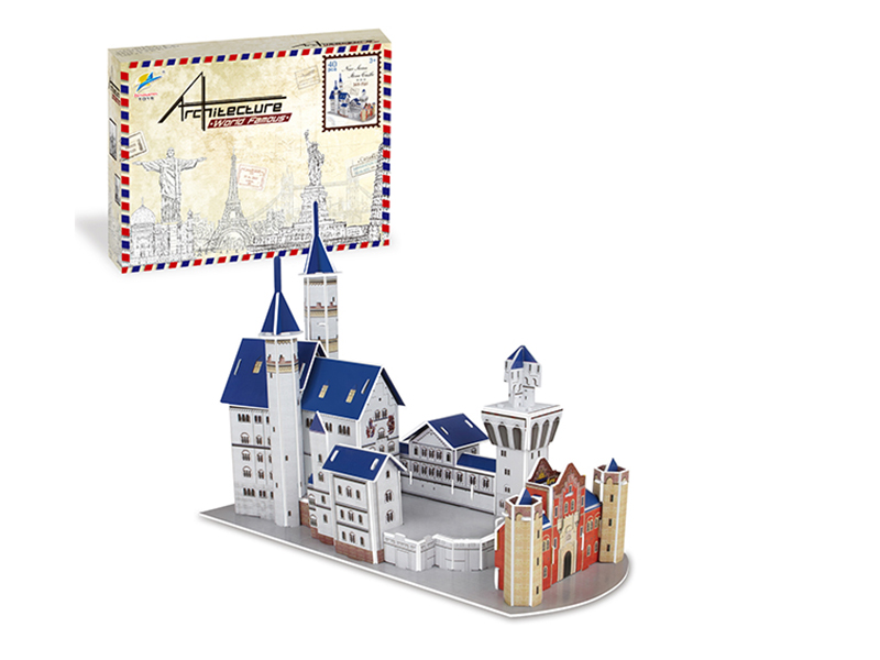 Germany's New Swan Castle 3D Puzzle 40PCS