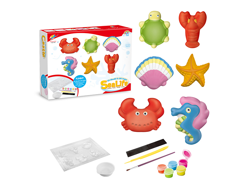 Sea World Gypsum Coloured Drawing