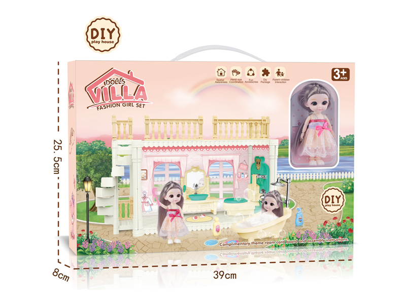 Villa Doll Girl Family Toy Series