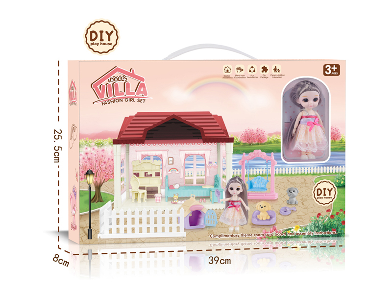 Villa Doll Girl Family Toy Series