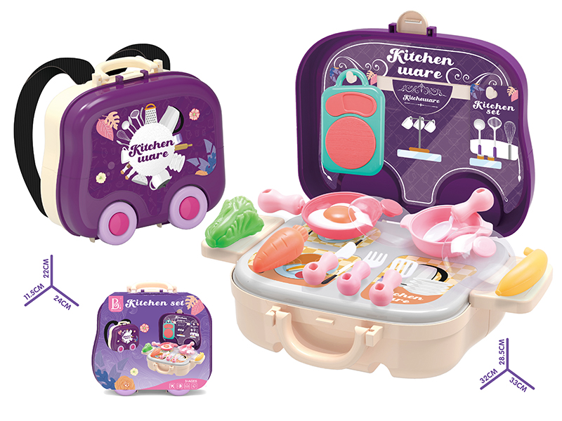 Nordic Color Backpack Kitchen Ware 22pcs